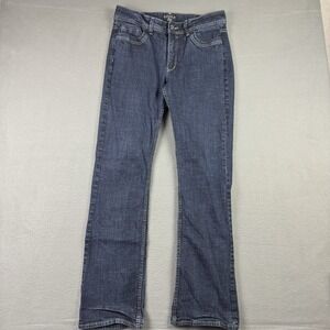 Rider‎ By Lee Jeans Womens Size 12 L Denim Bootcut Western Cowgirl Rodeo Dark